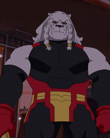 Battle Beast standing upright, un-impressed.