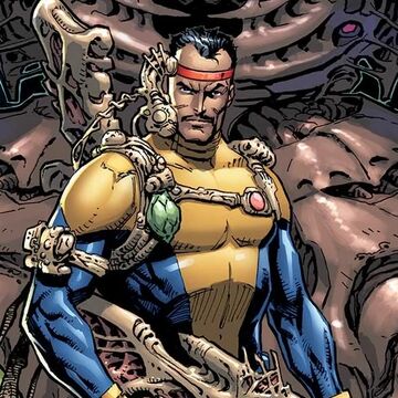 Forge holding a gun smiling